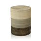 Catalina Rattan Lidded Baskets - Set of 3 - Natural, White, Gray and Black
