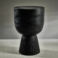 Vetro Mango Wood Accent Table / Stool - Black