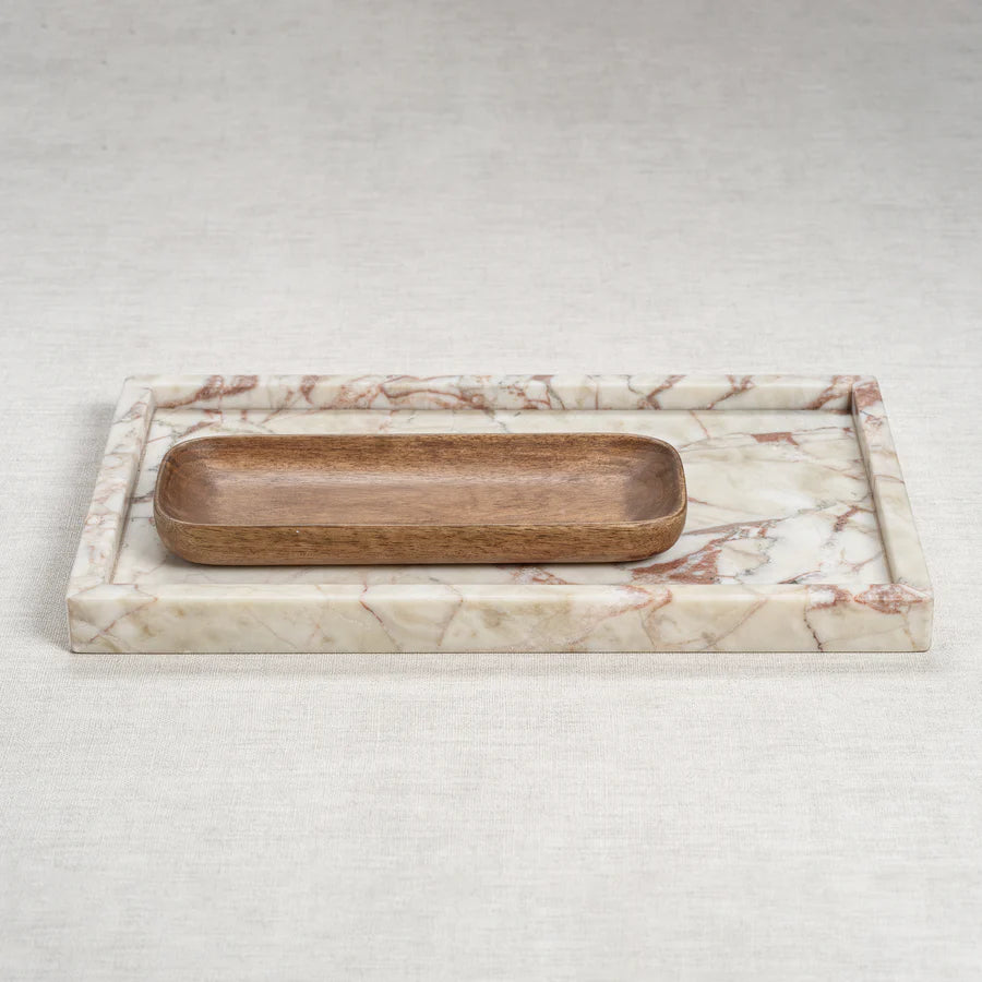 Bandeja de mármol Rosso Verona