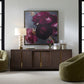 Plum Ranculus Framed Canvas