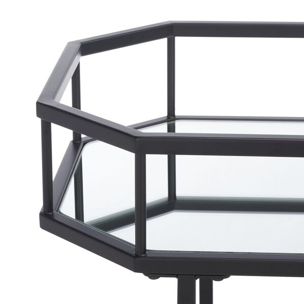Silva 2 Tier Octagon Bar Cart