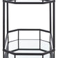Silva 2 Tier Octagon Bar Cart