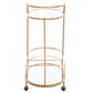 Midas 2 Tier Oval Bar Cart