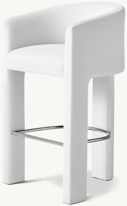 Inès Fabric Bar & Counter Stool