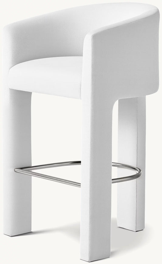 Inès Fabric Bar & Counter Stool