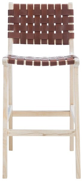 Taburete de bar Adah de cuero