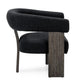 Julina Upholstered Accent Chair Charcoal