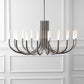 Evonne Metal 12 Light Chandelier