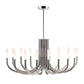 Evonne Metal 12 Light Chandelier