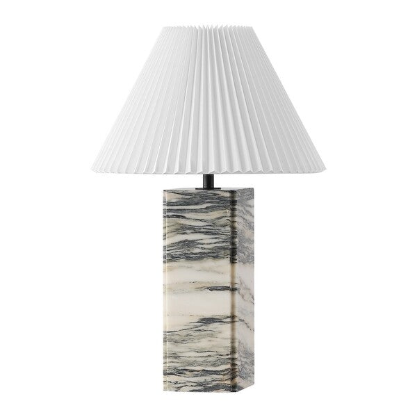 Mackenzie Square Marble Table Lamp
