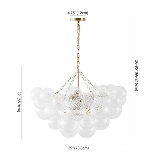 Betty Glass Bubbles Chandelier