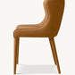 NICOLA SLOPE VEGAN LEATHER DINING SIDE CHAIR
