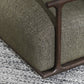 Lucia Swivel Accent Chair Kale Green