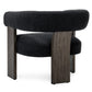 Julina Upholstered Accent Chair Charcoal