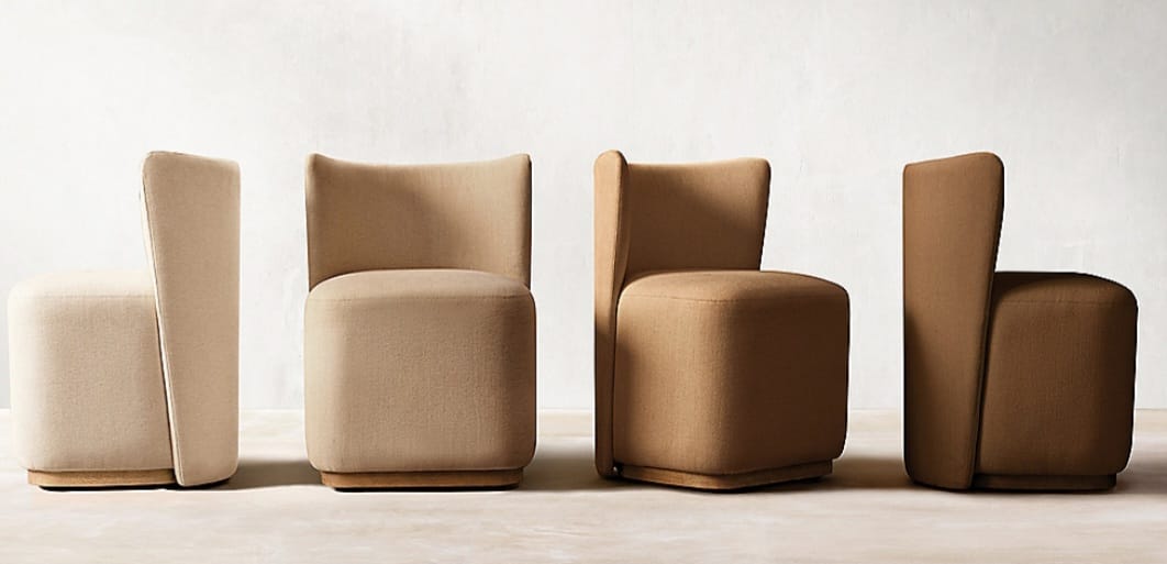 LARA FABRIC DINING SIDE CHAIR