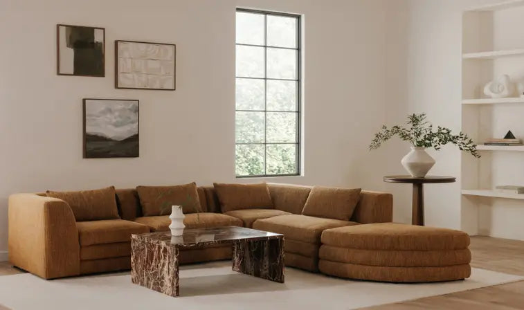 Rosa Coffee Table Rosso Levanto Marble