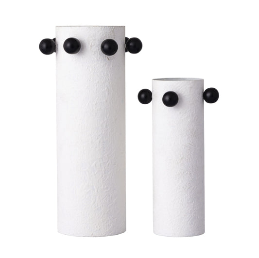 BEADED VASE - SET OF 2