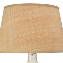 Cargar imagen en el visor de la galería, Seeded Oval Glass Table Lamp
