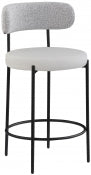 Beacon Boucle and Vegan Fabric Bar/ Counter Stools