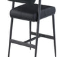 Stryker Boucle Fabric and Vegan Leather Bar / Counter Stools