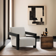 Cargar imagen en el visor de la galería, Ward Linen Textured Fabric Accent Chair
