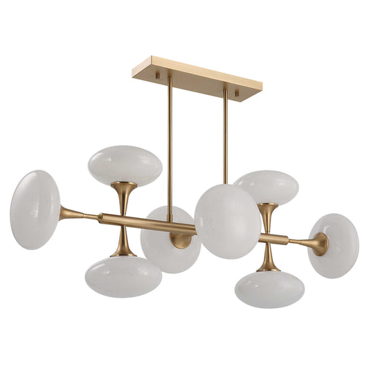 Vienna, 8 Lt Pendant - Brass