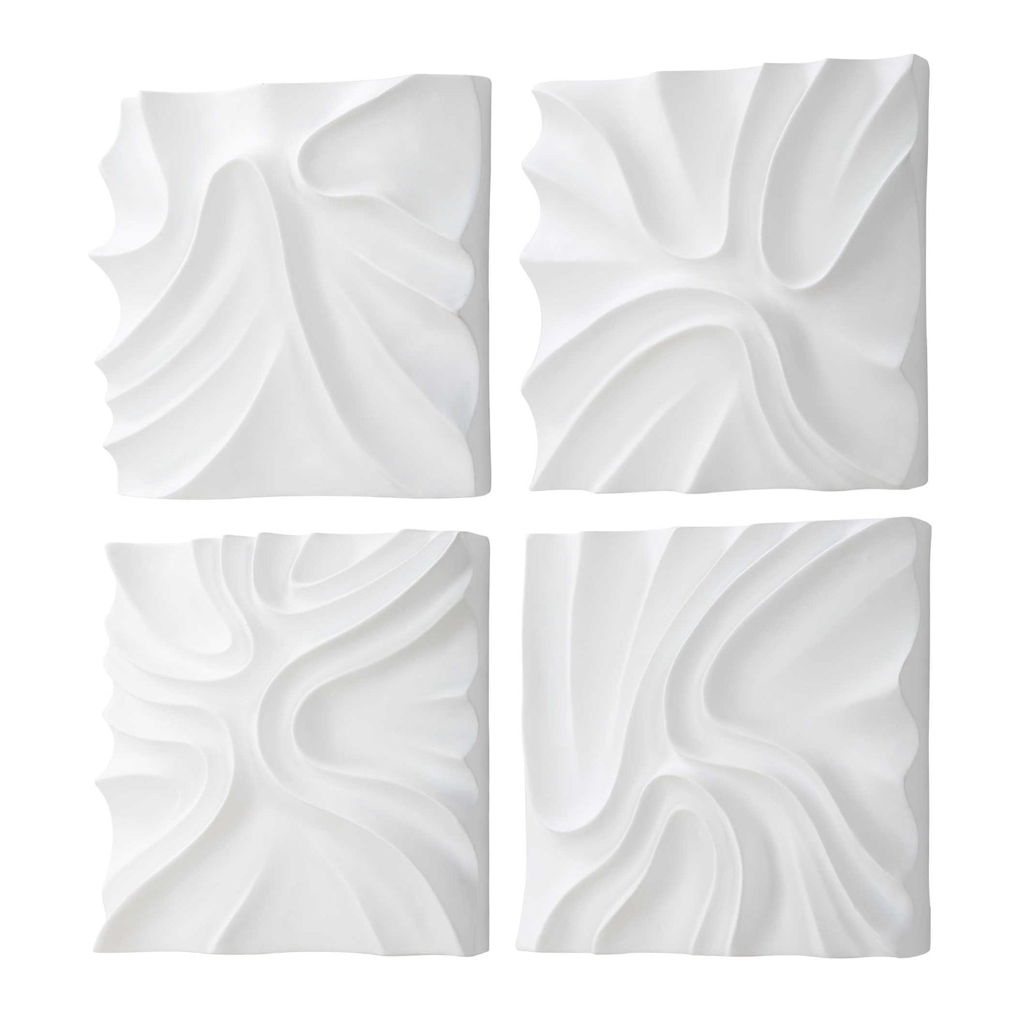 Snowdrift Wall Decor Set of 4