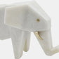 11" Andora Elephant Statuary, White