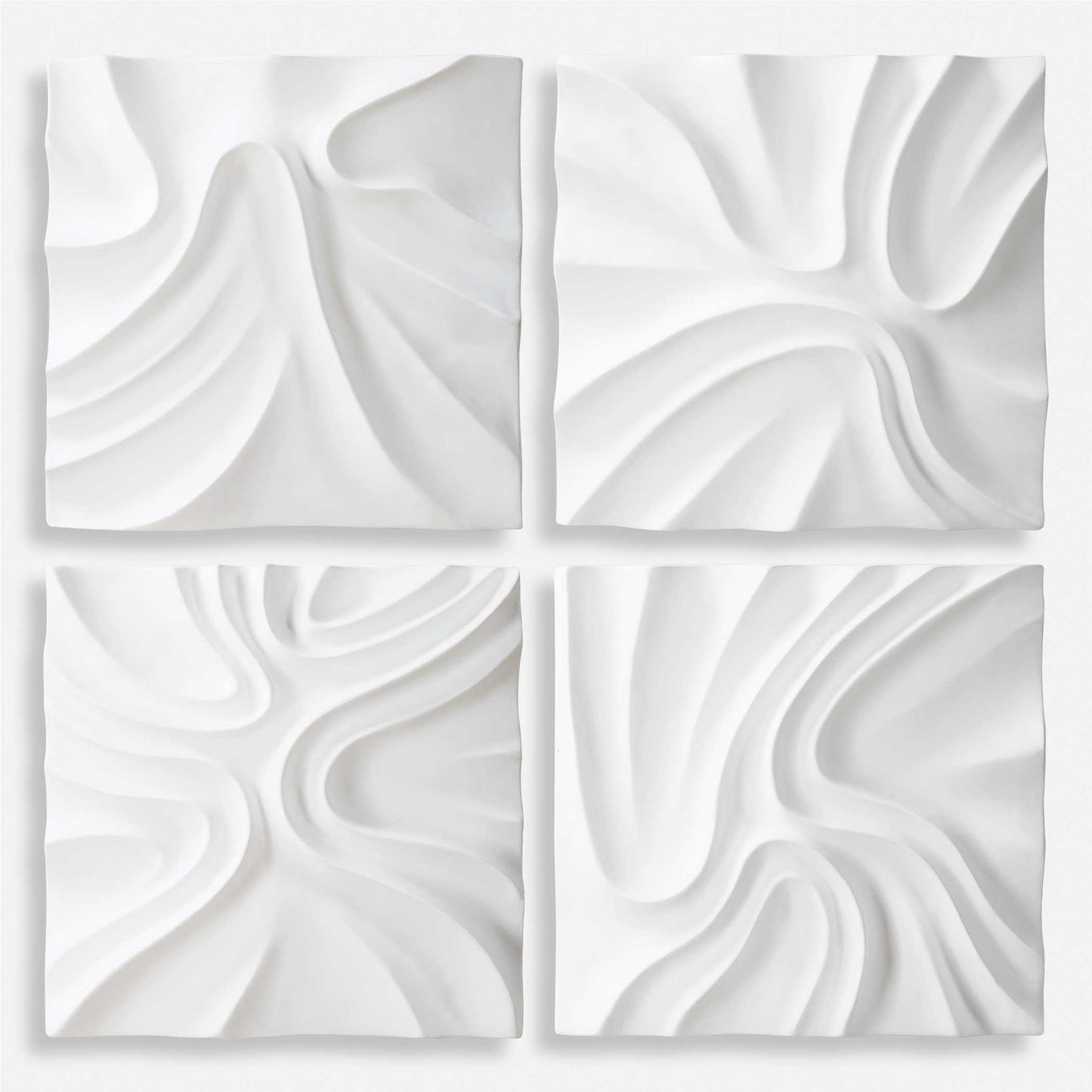 Snowdrift Wall Decor Set of 4