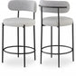 Beacon Boucle and Vegan Fabric Bar/ Counter Stools