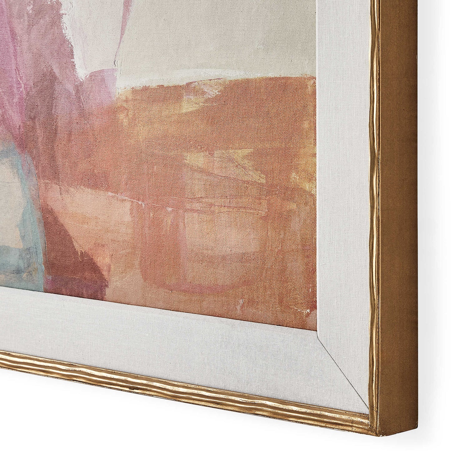 On the right path framed canvas