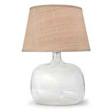 Cargar imagen en el visor de la galería, Seeded Oval Glass Table Lamp
