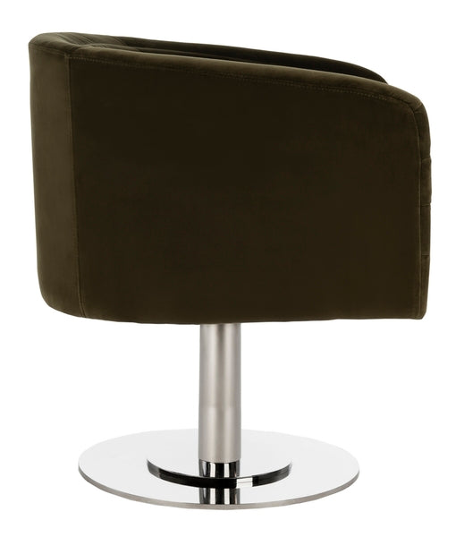 Marie Velvet Swivel Tub Chair