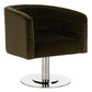 Marie Velvet Swivel Tub Chair