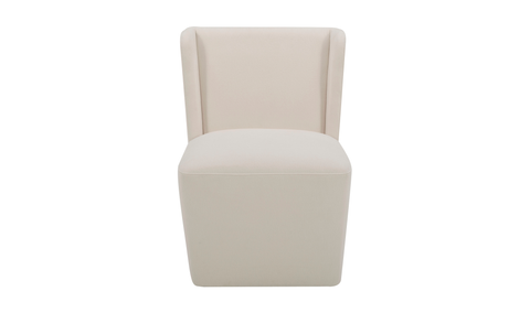 SILLA DE COMEDOR CON RUEDAS CORMAC TEJIDO DE ALTO RENDIMIENTO