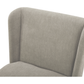 SILLA DE COMEDOR CON RUEDAS CORMAC TEJIDO DE ALTO RENDIMIENTO