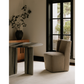 SILLA DE COMEDOR CON RUEDAS CORMAC TEJIDO DE ALTO RENDIMIENTO