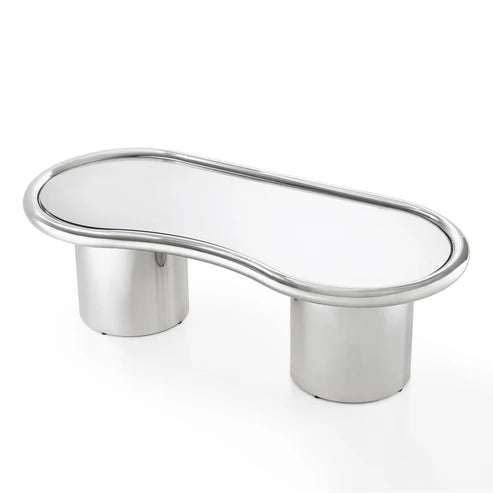 Sorya 51" Chrome Coffee Table