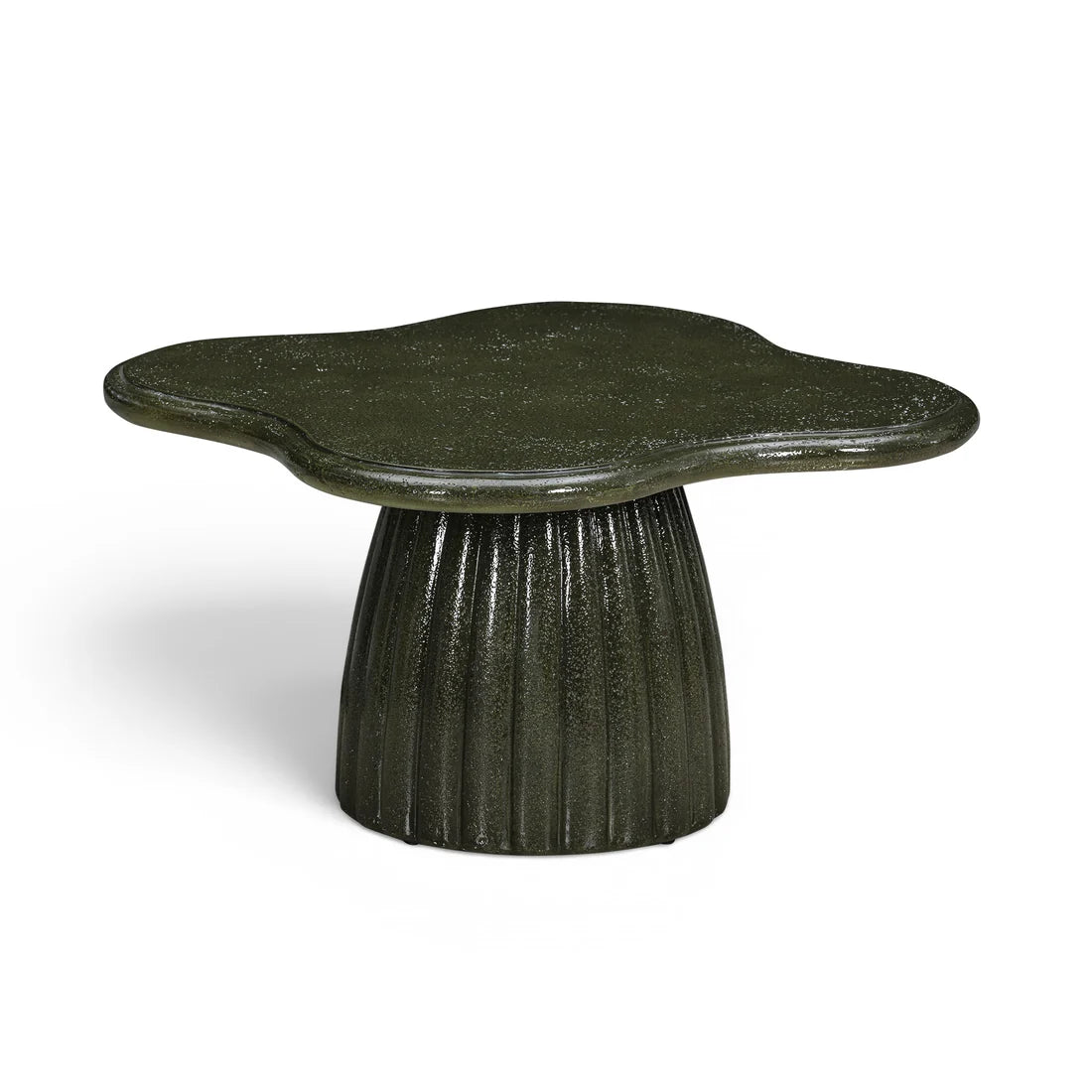 Addison 32" Green Concrete Indoor/Outdoor Coffee Table
