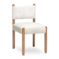 Bruno Thick Performance Chenille Straight Back Dining Chair