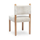 Bruno Thick Performance Chenille Straight Back Dining Chair