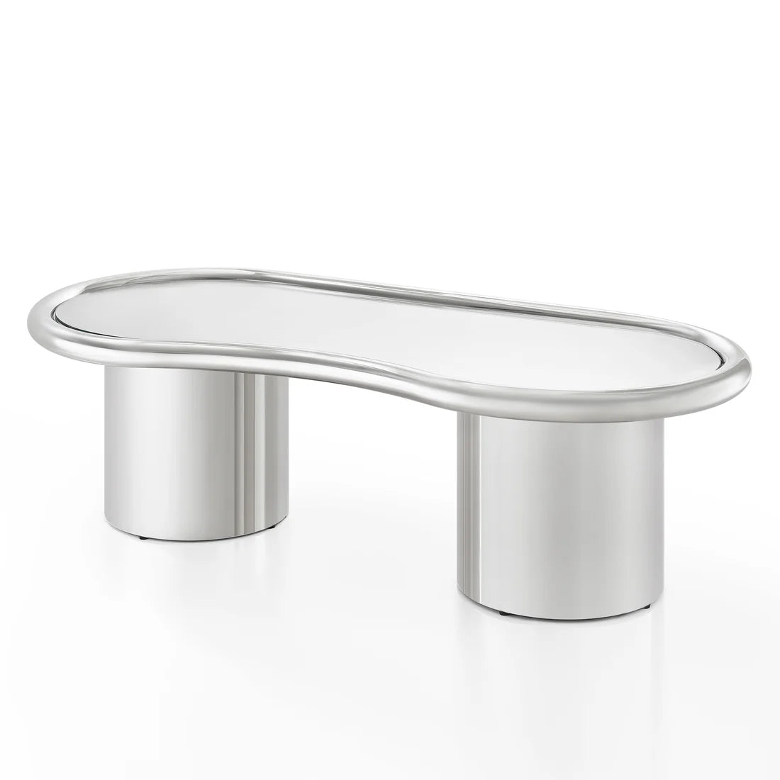 Sorya 51" Chrome Coffee Table