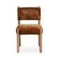 Bruno Thick Performance Chenille Straight Back Dining Chair