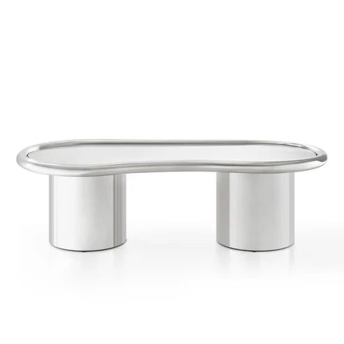 Sorya 51" Chrome Coffee Table