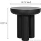 Rocca Side Table Black