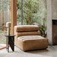 Grace Accent Table Orange Levante Marble