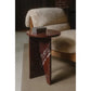 Grace Accent Table Orange Levante Marble
