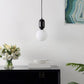 AMAGIRI, GLASS / IRON PENDANT - SET OF 3
