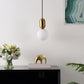 AMAGIRI, GLASS / IRON PENDANT - SET OF 3