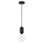 AMAGIRI, GLASS / IRON PENDANT - SET OF 3
